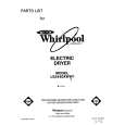WHIRLPOOL LE4440XWW1 Katalog Części