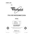 WHIRLPOOL MW8550XS4 Katalog Części
