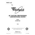 WHIRLPOOL RF302BXVW2 Katalog Części