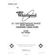 WHIRLPOOL SF314PSRW1 Katalog Części