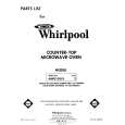 WHIRLPOOL MW8100XL2 Katalog Części