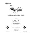 WHIRLPOOL MW1200XS1 Katalog Części