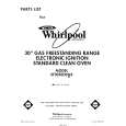 WHIRLPOOL SF305EERW4 Katalog Części