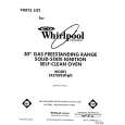 WHIRLPOOL SF370PEWW0 Katalog Części
