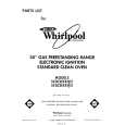 WHIRLPOOL SF302EERW3 Katalog Części