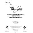 WHIRLPOOL SF302ESRW1 Katalog Części