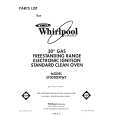 WHIRLPOOL SF3020ERW5 Katalog Części