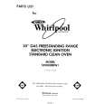 WHIRLPOOL SF3000ERW1 Katalog Części