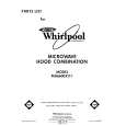 WHIRLPOOL MH6600XV1 Katalog Części
