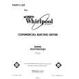 WHIRLPOOL GCE2900XSN0 Katalog Części