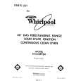 WHIRLPOOL SF335EEPW0 Katalog Części