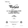 WHIRLPOOL SF5140SPW0 Katalog Części