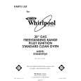 WHIRLPOOL SF3040SRW5 Katalog Części