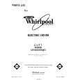 WHIRLPOOL LE7800XMW3 Katalog Części