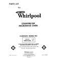 WHIRLPOOL MW8100XL0 Katalog Części